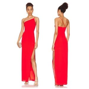 Lovers and Friends Lazo asymmetric Gown NWT